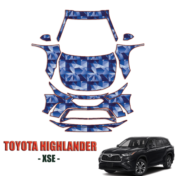 2021-2024 Toyota Highlander XSE Precut Paint Protection Kit – Full Front+