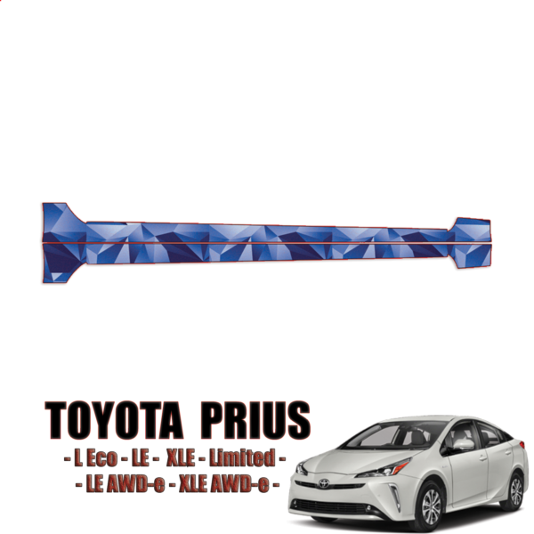 2019-2022 Toyota Prius – Precut Paint Protection Kit – Rocker Panels