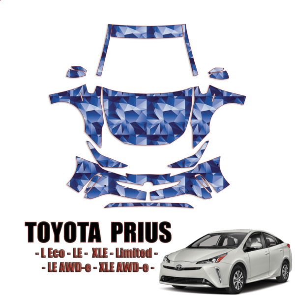 2019-2022 Toyota Prius Precut Paint Protection Kit – Full Front+