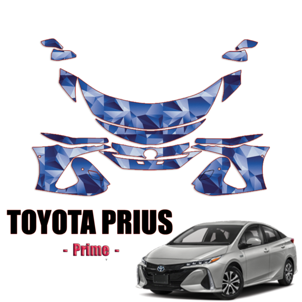 2017-2019 Toyota Prius Prime Precut Paint Protection Kit – Partial Front