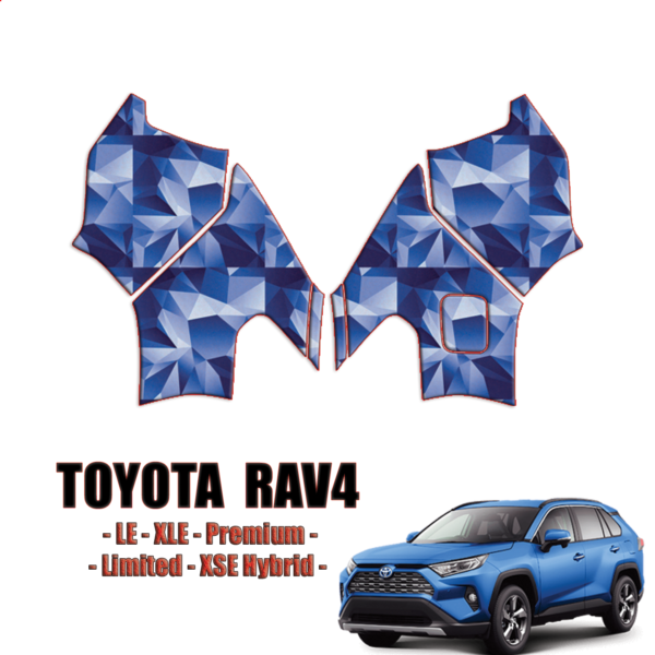 2019-2024 Toyota Rav4 Precut Paint Protection Kit – Quarter Panels