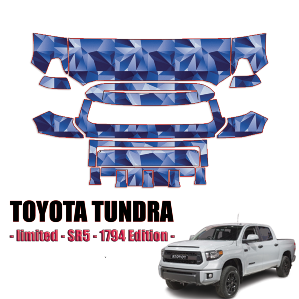2014-2021 Toyota Tundra Precut Paint Protection Kit – Partial Front