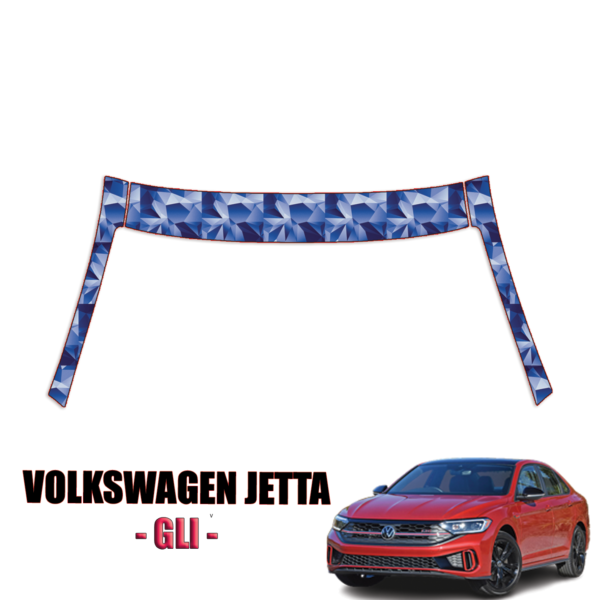 2022-2023 Volkswagen Jetta GLI Precut Paint Protection Kit – A Pillars + Rooftop