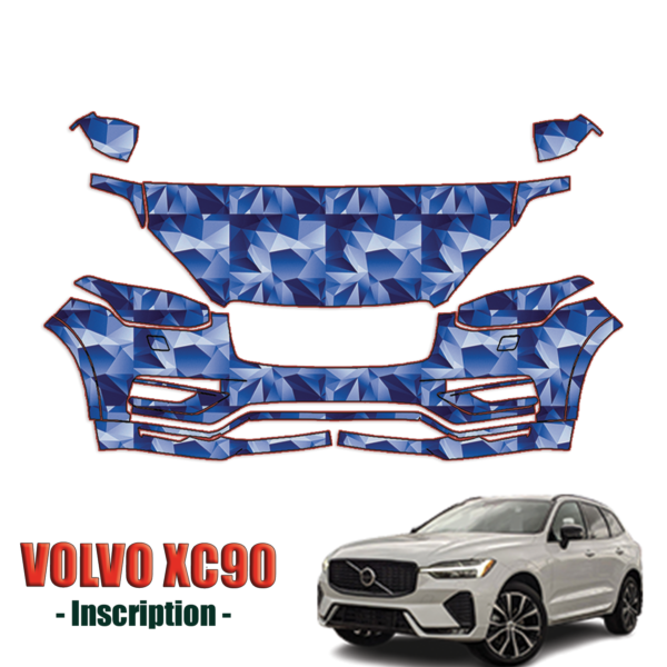2020-2023 Volvo XC90 – Inscription Paint Protection PPF Kit – Partial Front