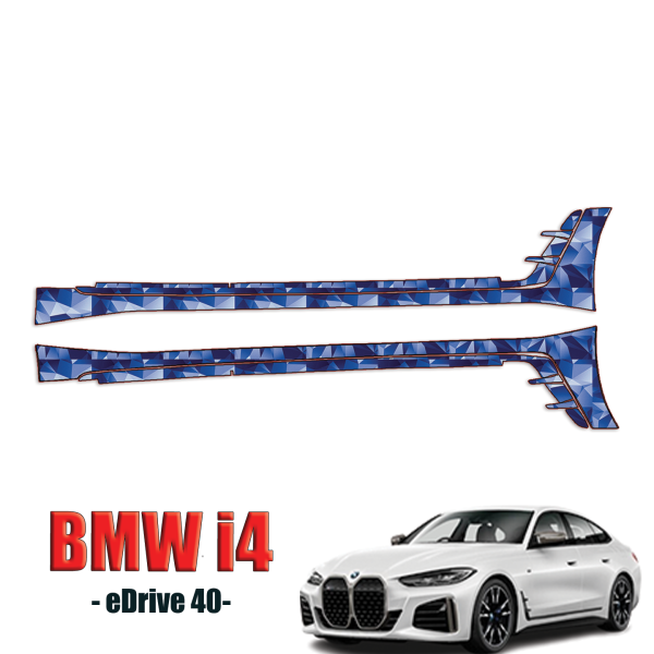 2022-2024 BMW i4 eDrive40 Precut Paint Protection Kit – Rocker Panels
