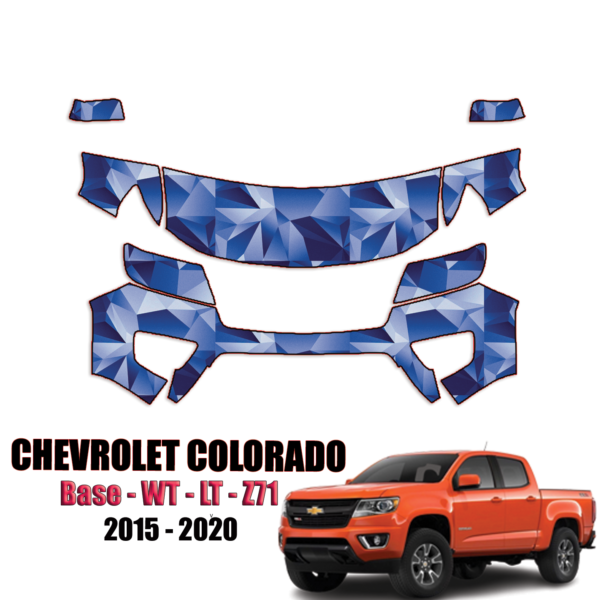 2015-2020 Chevrolet Colorado Precut Paint Protection Kit – Partial Front