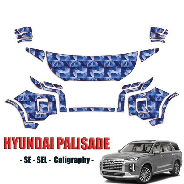 2023-2024 Hyundai Palisade  Precut Paint Protection PPF Kit – Partial Front