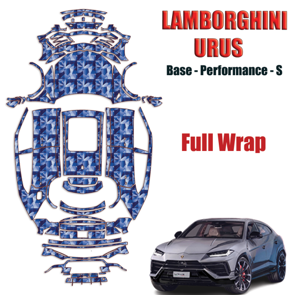 2023-2024 Lamborghini Urus Precut Paint Protection PPF Kit – Full Wrap Vehicle