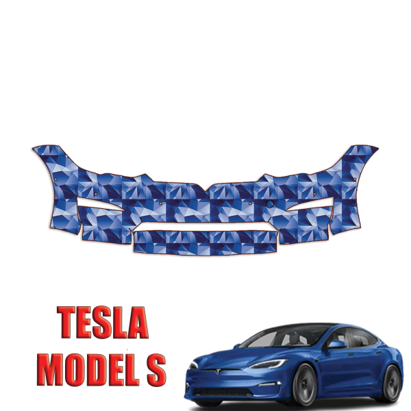 2022-2024 Tesla Model S Precut Paint Protection Film – Front Bumper ( New )