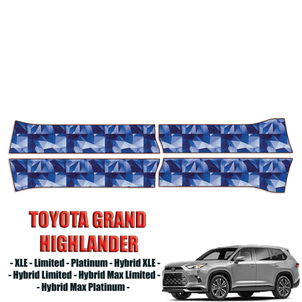 2024-2025 Toyota Grand Highlander Precut Paint Protection Kit – Rocker Panels