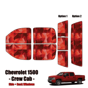 2007-2013 Chevrolet Silverado 1500-Crew Cab Precut Window Tint Kit