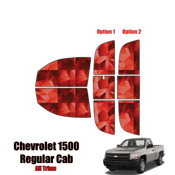 2007-2013 Chevrolet Silverado 1500-Regular Cab Precut Window Tint Kit