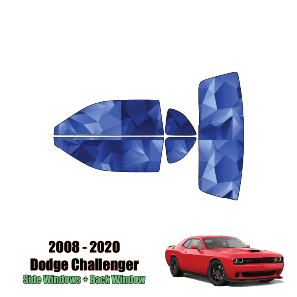 2008 – 2020 Dodge Challenger – Full Coupe Precut Window Tint Kit Automotive Window Film