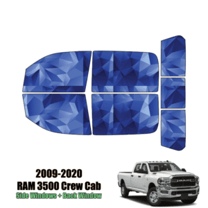 2009 – 2020 RAM 3500 Crew Cab – Full Truck Precut Window Tint Kit Automotive Window Film