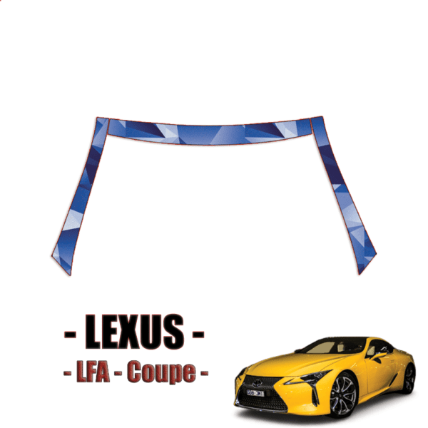 2011-2023 Lexus LFA Coupe Paint Protection Kit (PPF) – A Pillars + Rooftop