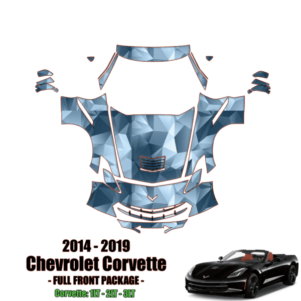 2014 – 2019 Chevrolet Corvette Stingray Paint Protection Kit – Full Front