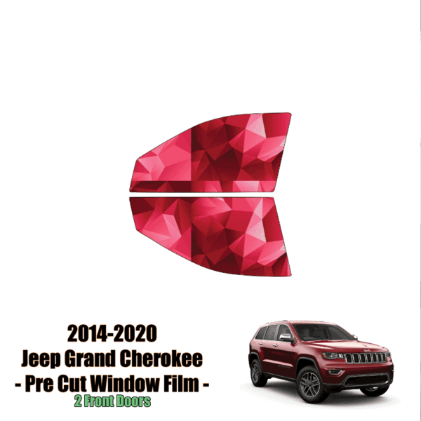 2014 – 2020 Jeep Grand Cherokee – 2 Front Windows Precut Window Tint Kit Automotive Window Film