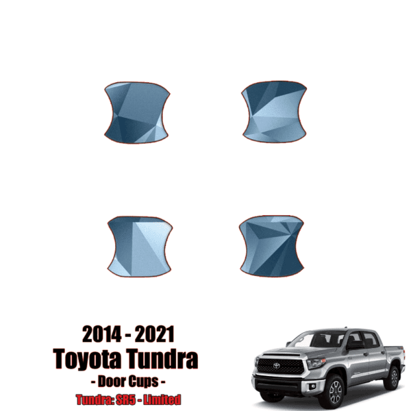 2014 – 2021 Toyota Tundra – Precut Paint Protection Kit (PPF) – Door Cups