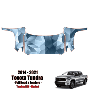 2014 – 2021 Toyota Tundra – Precut Paint Protection Kit (PPF) – Full Hood + Fenders