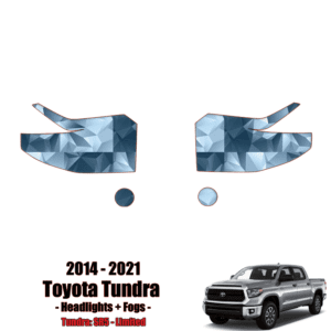 2014 – 2021 Toyota Tundra – Precut Paint Protection Kit (PPF) – Headlights + Fogs
