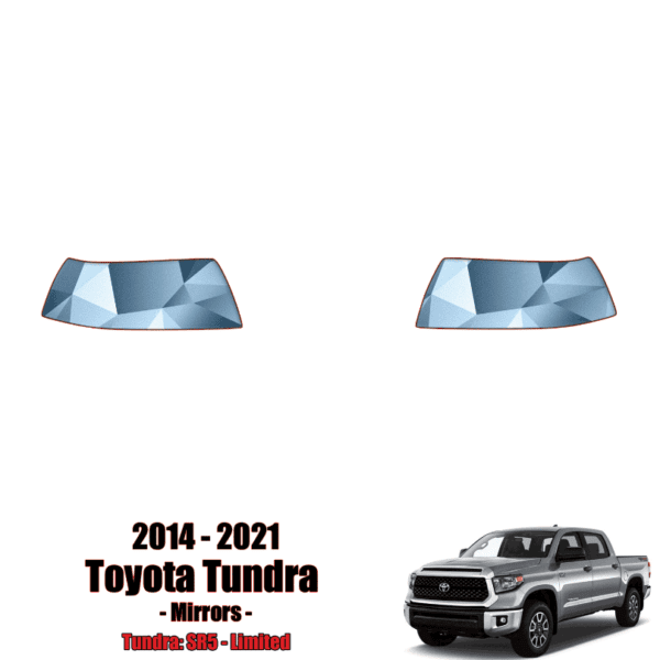 2014 – 2021 Toyota Tundra – Precut Paint Protection Kit (PPF) – Mirrors