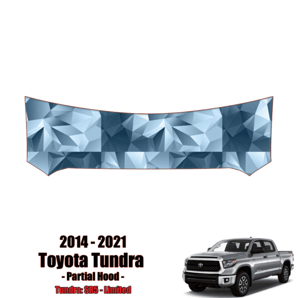 2014 – 2021 Toyota Tundra – Precut Paint Protection Kit (PPF) – Partial Hood