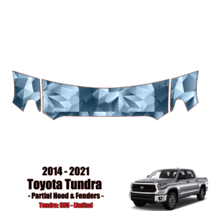 2014 – 2021 Toyota Tundra – Precut Paint Protection Kit (PPF) – Partial Hood + Fenders
