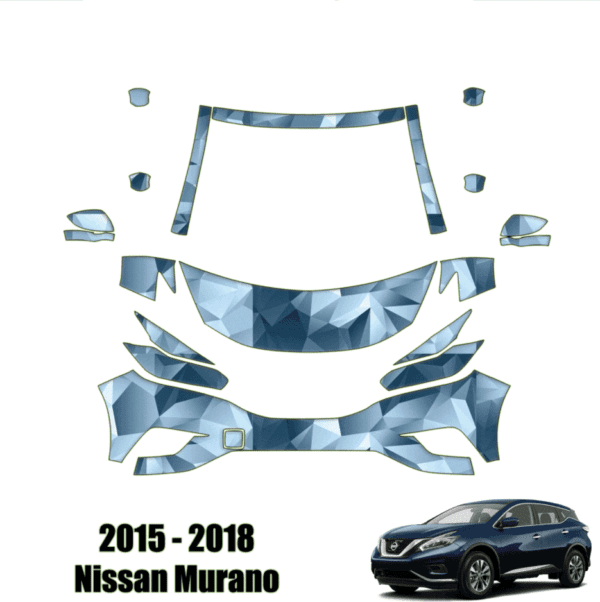 2015 – 2018 Nissan Murano – Precut Paint Protection Kit (PPF) Partial Front
