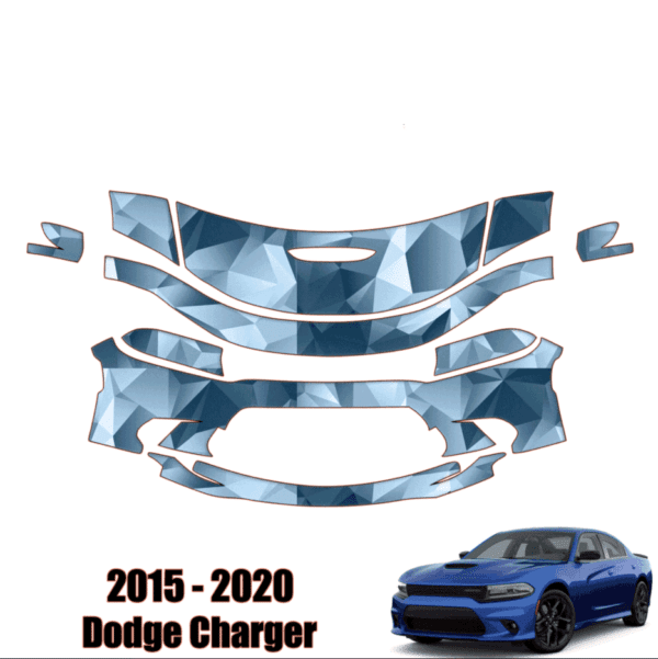 2015 – 2020 Dodge Charger – Precut Paint Protection Kit – Partial Front