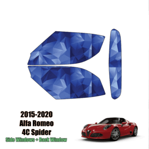2015 – 2024 Alfa Romeo 4C Spider – Full Vehicle Precut Window Tint Kit Automotive Window Film