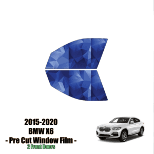 2015 – 2021 BMW X6 – 2 Front Windows Precut Window Tint Kit Automotive Window Film