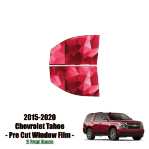 2015 – 2020 Chevrolet Tahoe – 2 Front Windows Precut Window Tint Kit Automotive Window Film