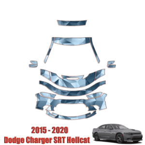 2015 – 2020 Dodge Charger – SRT Hellcat PPF Kit Paint Protection Kit – Partial Front