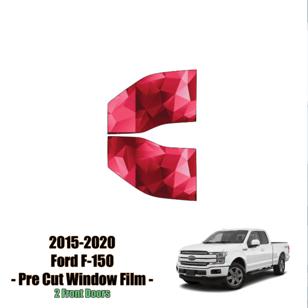 2015 – 2021 Ford F150 – 2 Front Windows Precut Window Tint Kit Automotive Window Film