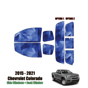 2015 – 2021 Chevrolet Colorado Extended Cab – Full Truck Precut Window Tint Kit Automotive Window Film