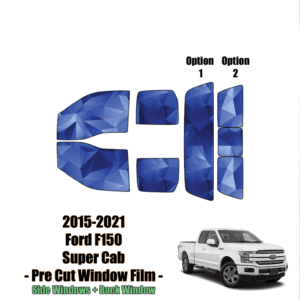 2015-2020 Ford F150 Super Cab Precut Window Tint Kit Automotive Window Film