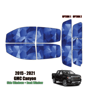 2015 – 2021 GMC Canyon Crew Cab – Full Truck Precut Window Tint Kit Automotive Window Film