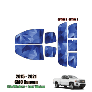 2015 – 2021 GMC Canyon Extended Cab – Full Truck Precut Window Tint Kit Automotive Window Film