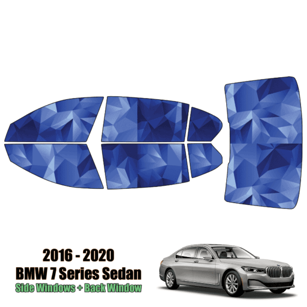 2016 – 2020 BMW 7 Series Sedan – Full Sedan Precut Window Tint Kit Automotive Window Film