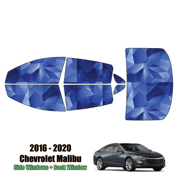 2016 – 2020 Chevrolet Malibu – Full Sedan Precut Window Tint Kit Automotive Window Film