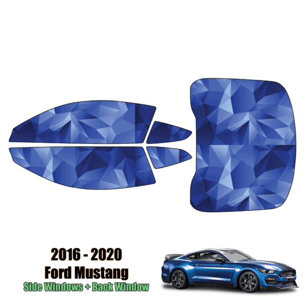 2016 – 2020 Ford Mustang – Full Coupe Precut Window Tint Kit Automotive Window Film