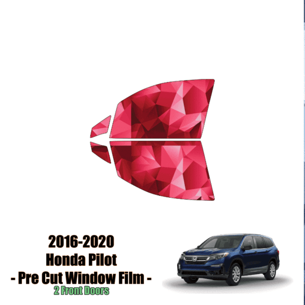 2016 – 2020 Honda Pilot – 2 Front Windows Precut Window Tint Kit Automotive Window Film