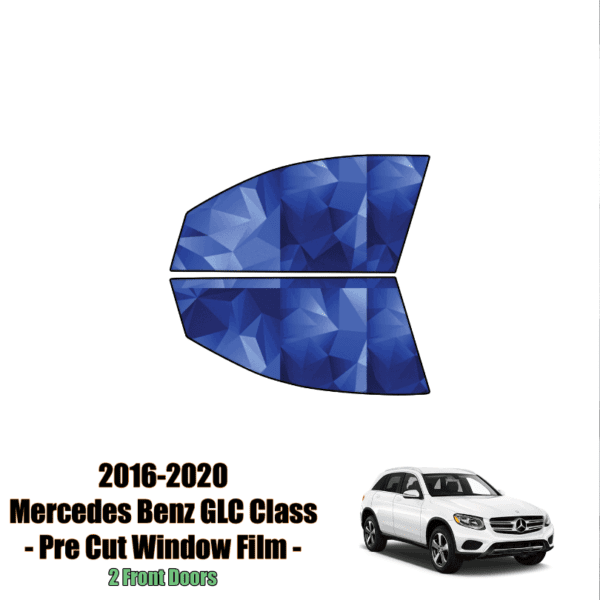 2016 – 2020 Mercedes Benz GLC Class SUV – 2 Front Windows Precut Window Tint Kit Automotive Window Film