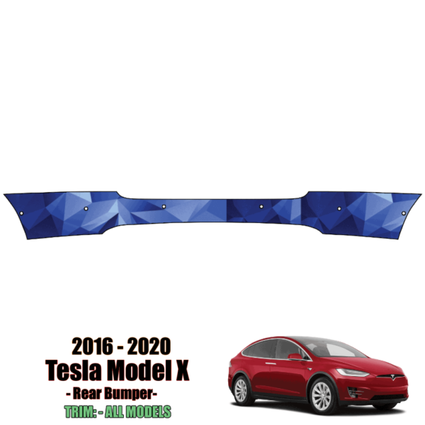 2016 – 2021 Tesla Model X – Precut Paint Protection Kit (PPF) Rear Bumper