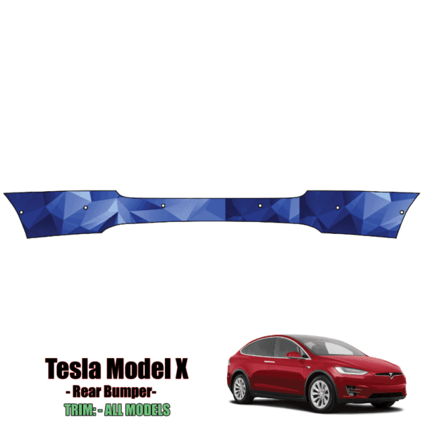 2016-2021 Tesla Model X Precut Paint Protection Kit – Rear Bumper