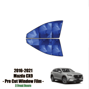 2016 – 2021 Mazda CX9 – 2 Front Precut Window Tint Kit Automotive Window Film