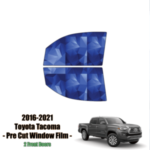 2016 – 2023 Toyota Tacoma – 2 Front Windows Precut Window Tint Kit Automotive Window Film