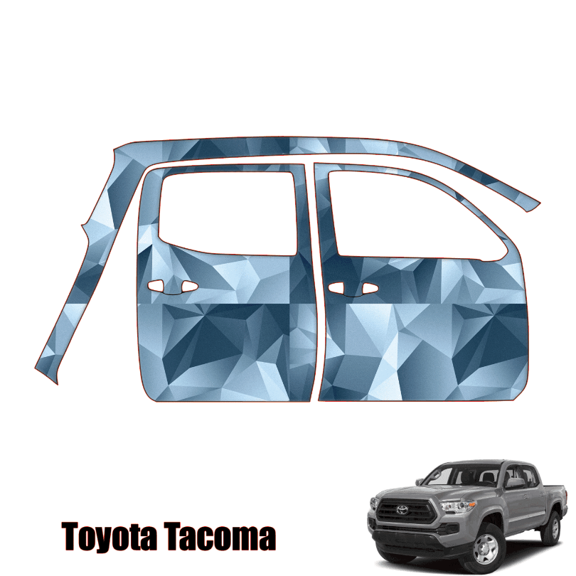 2016-2023 Toyota Tacoma Precut Paint Protection Kit PPF – Full Doors Right Side