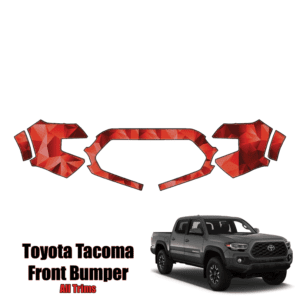 2016-2023 Toyota Tacoma Precut Paint Protection Kit (PPF) Front Bumper