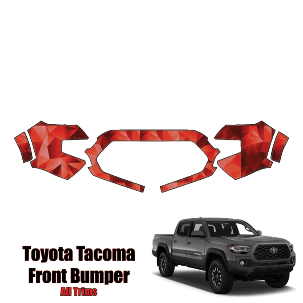 2016-2023 Toyota Tacoma Precut Paint Protection Kit PPF – Front Bumper